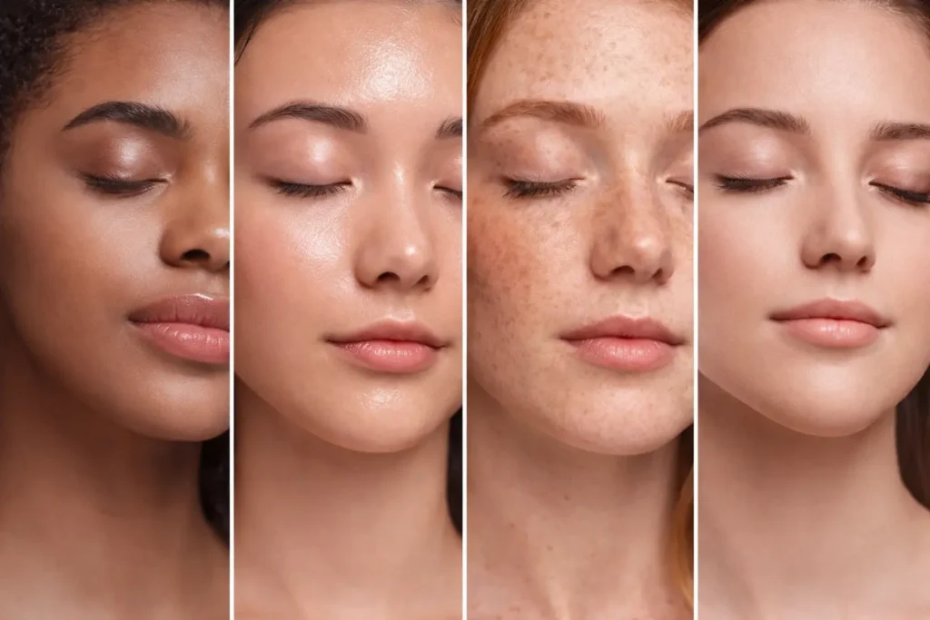 як визначити тип шкіри — приклади різних типів шкіри обличчя